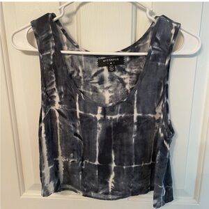 Women's tie dye cropped tank top size S/P
